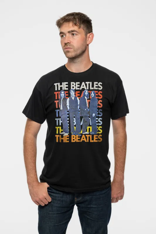 The Beatles Iconic Multicolour T Shirt sold by Paradiso Clothing