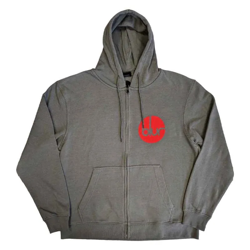 Blur Circle Band Logo Hoodie made by Paradiso Clothing