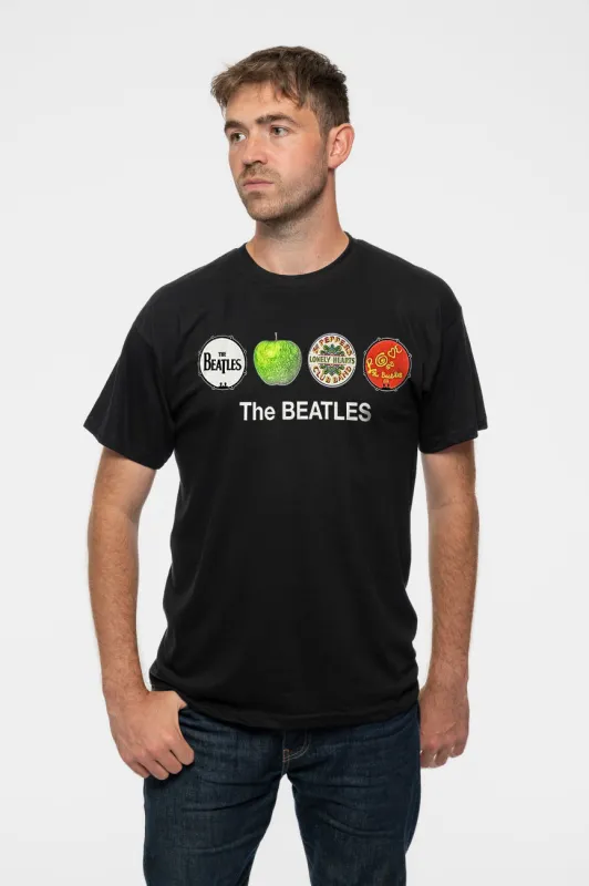 The Beatles Apple And Drums T Shirt sold by Paradiso Clothing