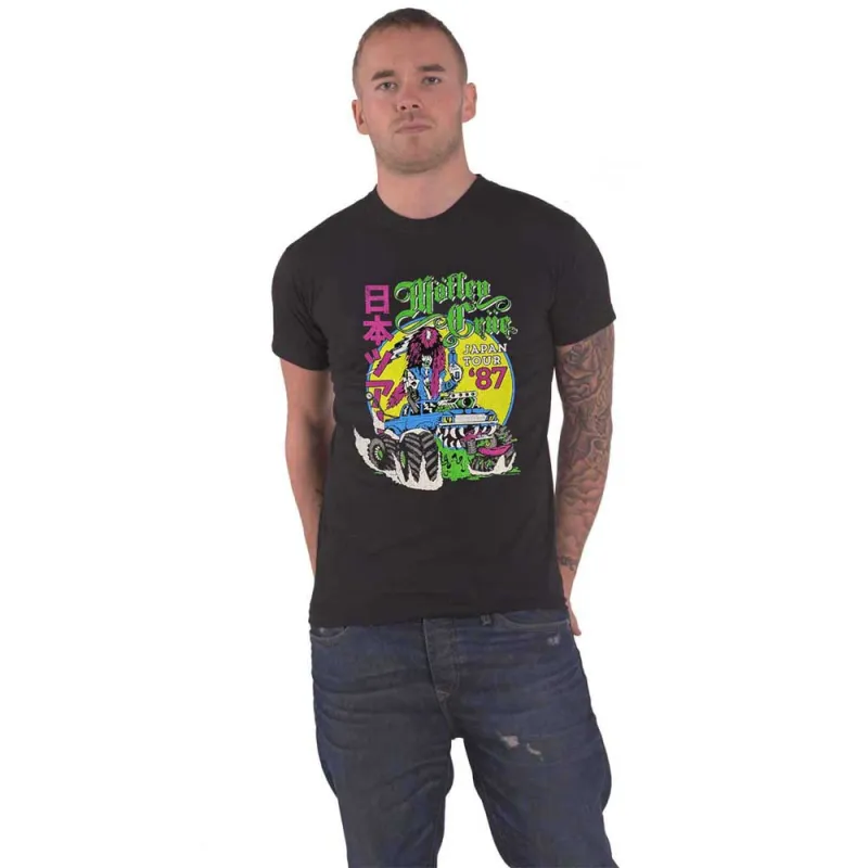 Motley Crue Girls Girls Girls Japanese Tour 87 T Shirt made by Motley crue