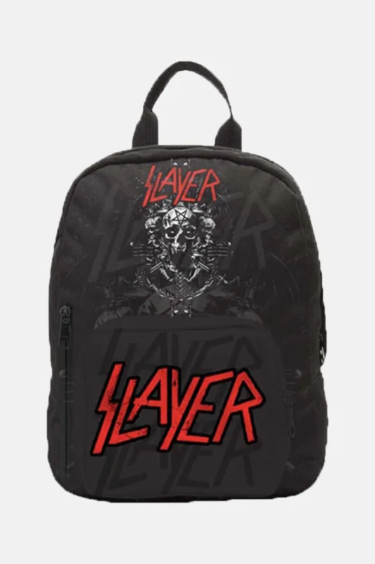Slayer Skulls Band Logo Mini Backpack sold by Paradiso Clothing