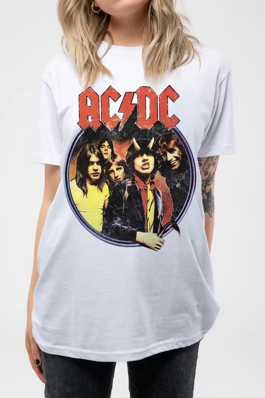 AC/DC Highway To Hell Circle Skinny Fit T Shirt sold by Paradiso Clothing product image thumbnail 3