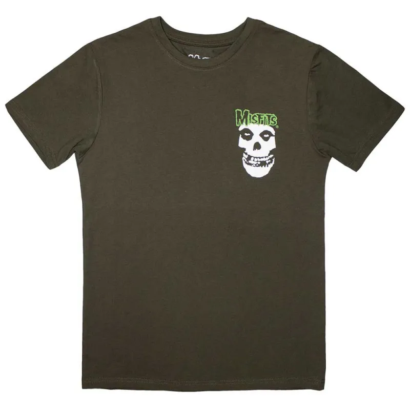 Misfits Mini Skull And Logo T Shirt sold by Paradiso Clothing