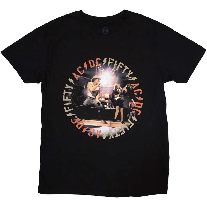 AC/DC Fifty Years Live T Shirt sold by Paradiso Clothing