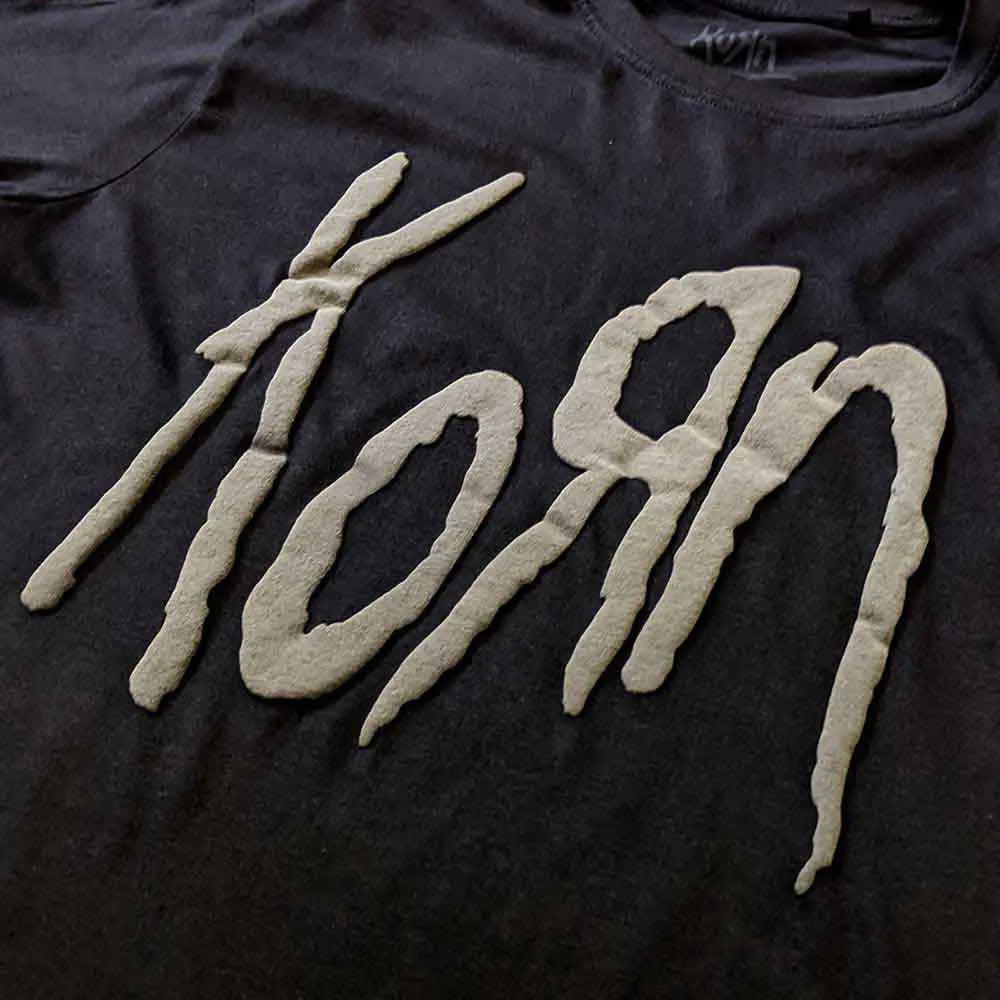 Korn Hi-Build Band Logo T Shirt sold by Paradiso Clothing product image thumbnail 2