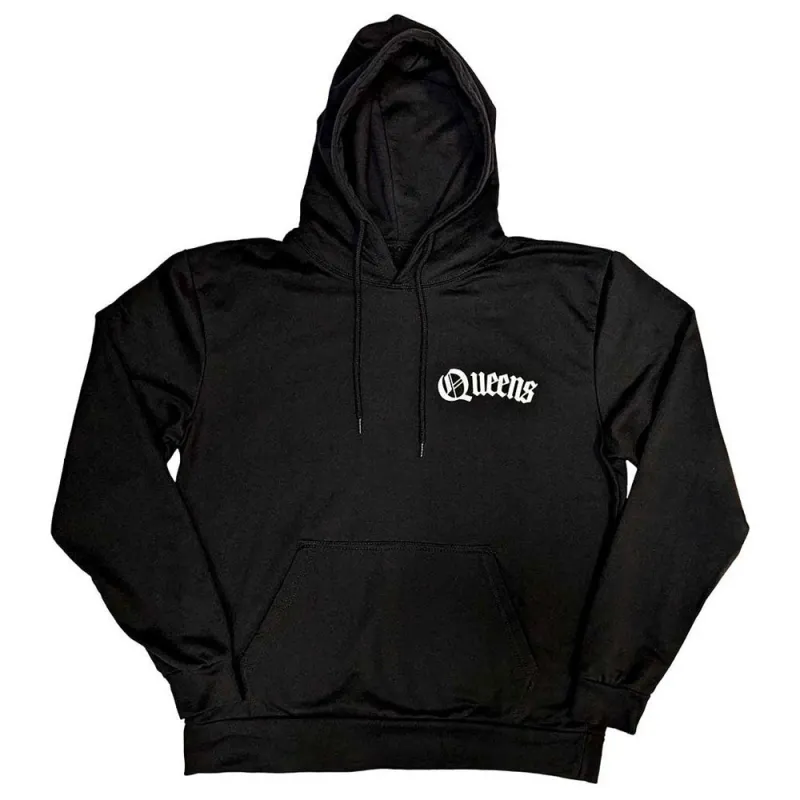 Queens Of The Stone Age Floral Chains Pullover Hoodie made by Paradiso Clothing