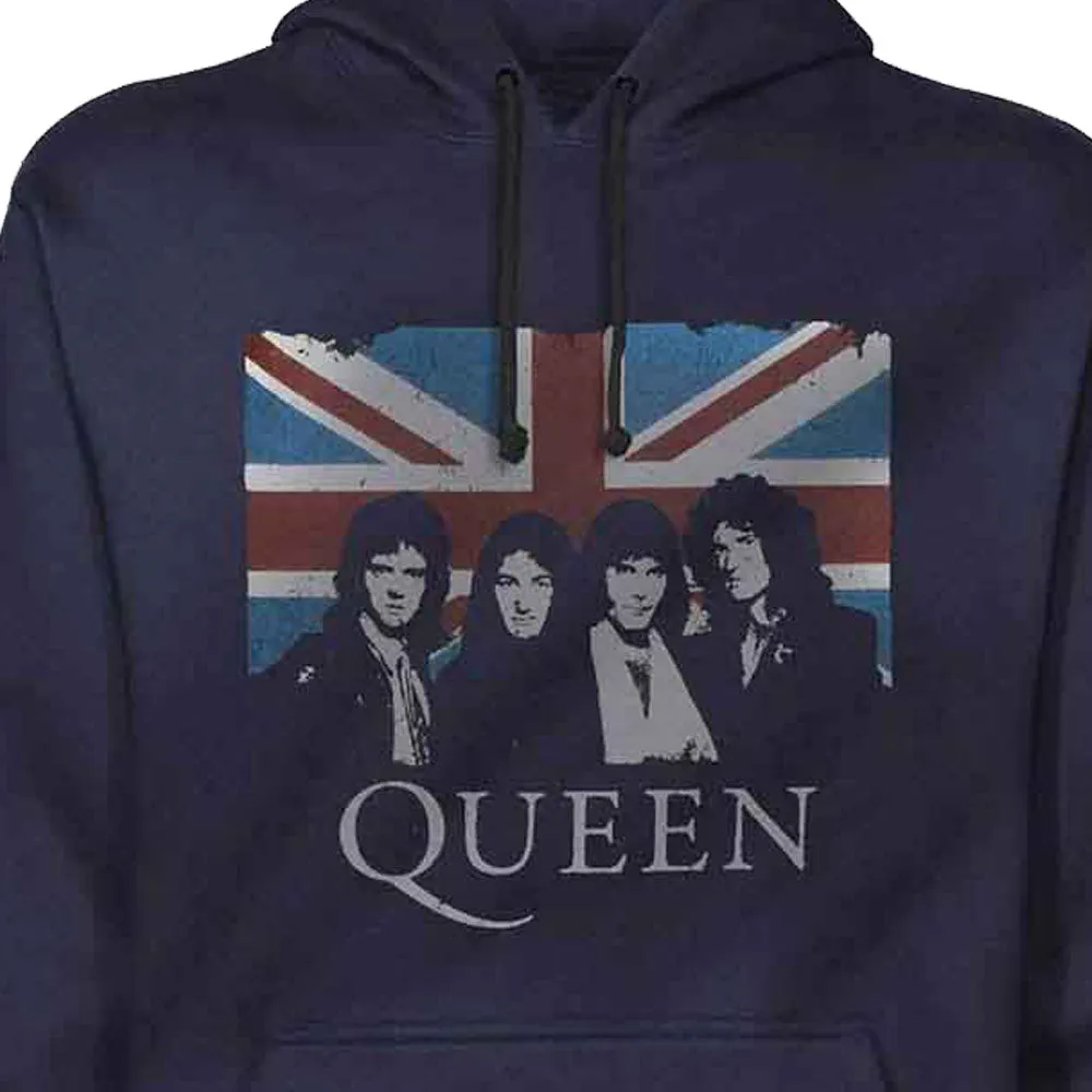 Queen Union Jack Pullover Hoodie sold by Paradiso Clothing product image thumbnail 2