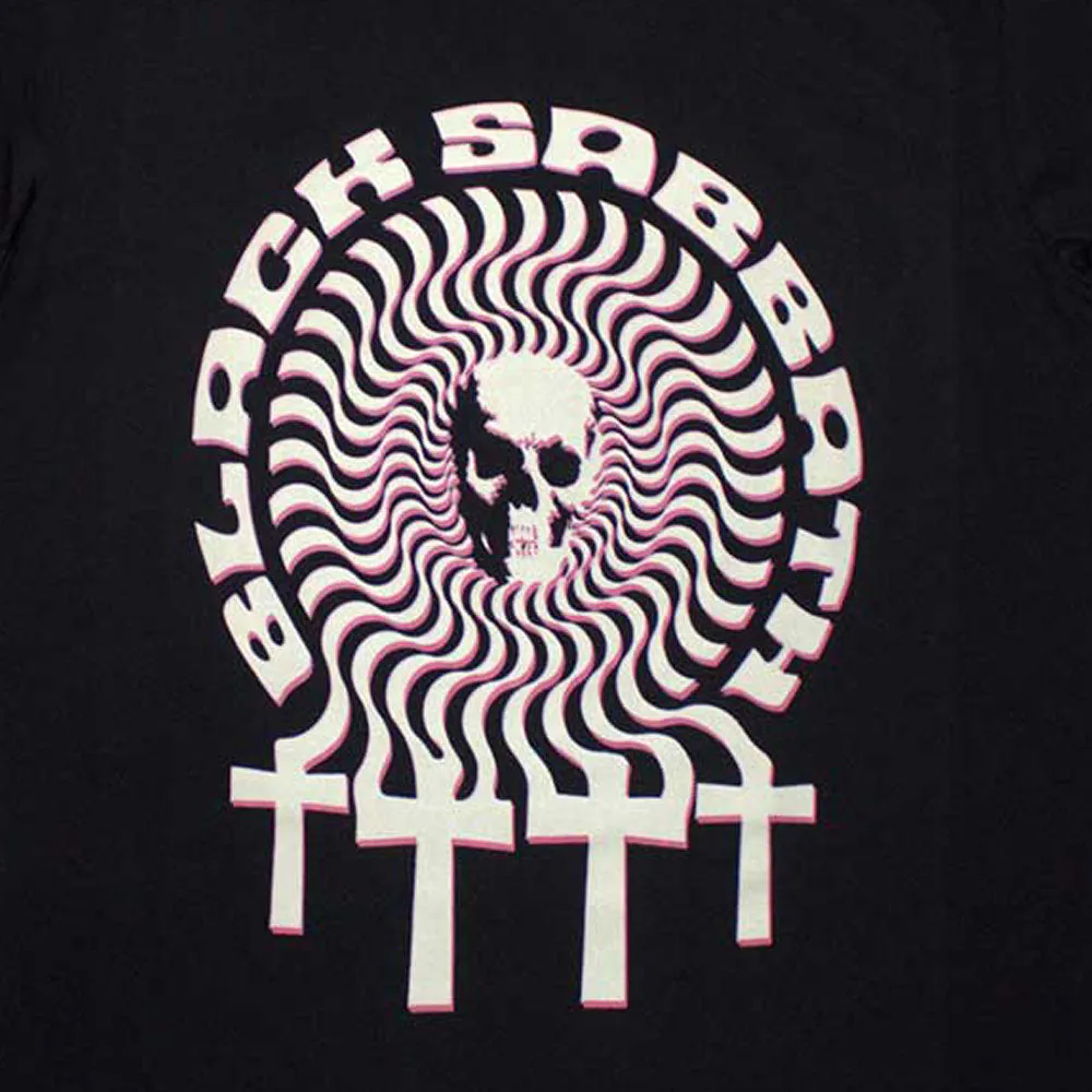 Black Sabbath Hypnotic Skull T Shirt sold by Paradiso Clothing product image thumbnail 2