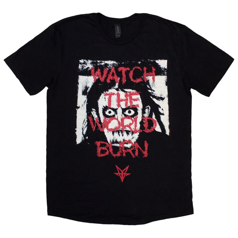 Falling In Reverse World Burn T Shirt made by Paradiso Clothing