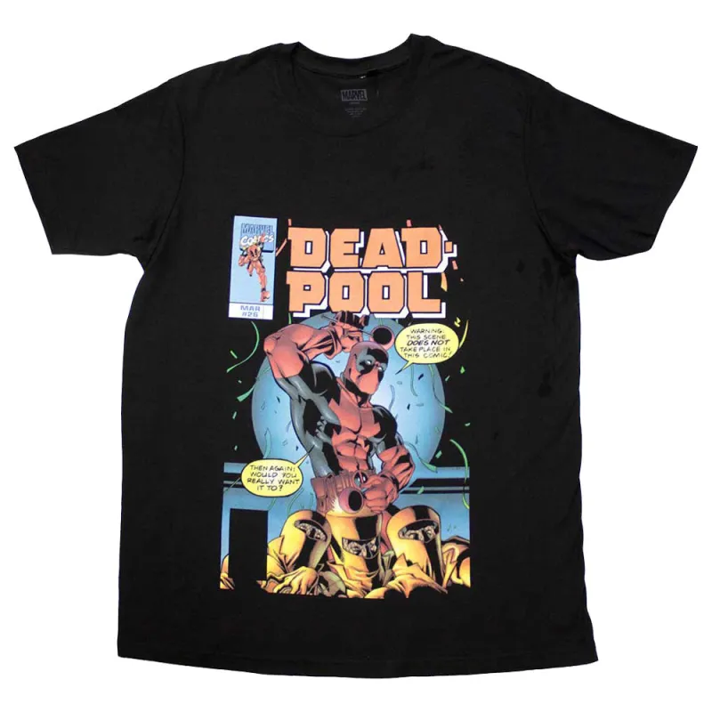 Deadpool Bubble Text Logo T Shirt sold by Paradiso Clothing