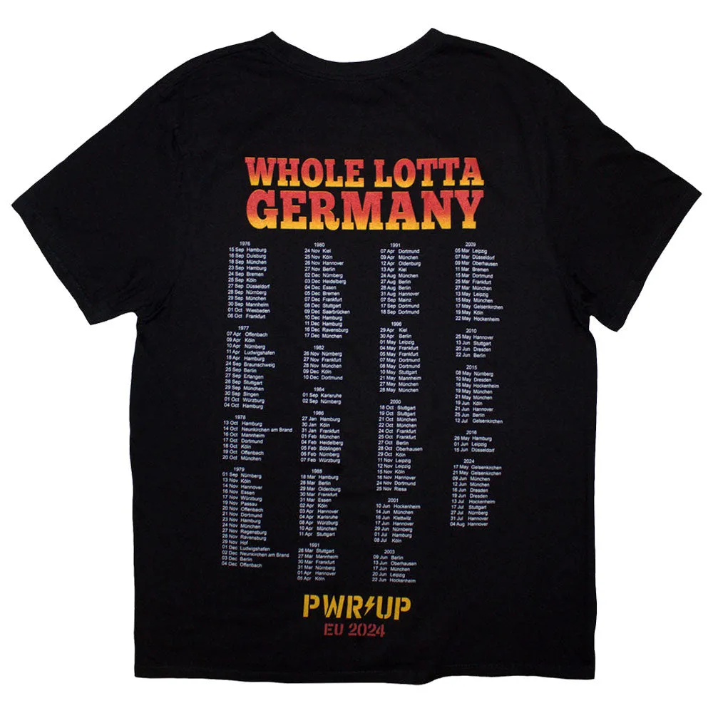 AC/DC Whole Lotta Germany PWR UP EU Tour 24 T Shirt sold by Paradiso Clothing product image thumbnail 2
