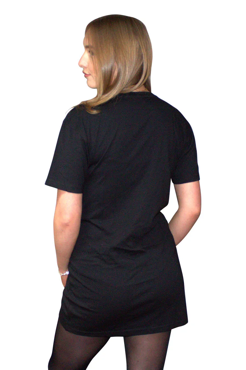 Red Hot Chili Peppers Classic Asterisk T Shirt Dress sold by Paradiso Clothing product image thumbnail 2