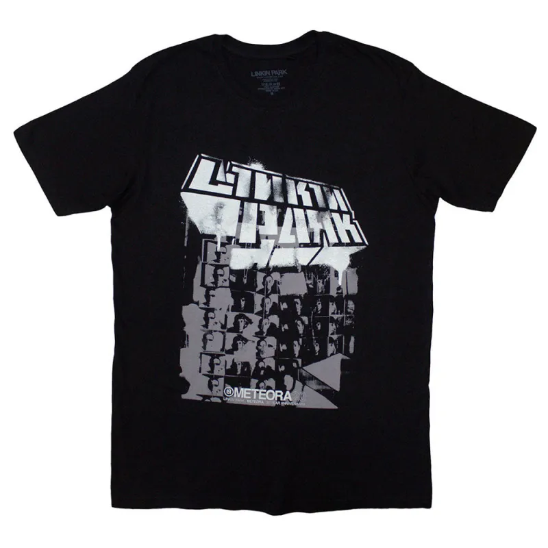 Linkin Park Spray Collage T Shirt made by Paradiso Clothing