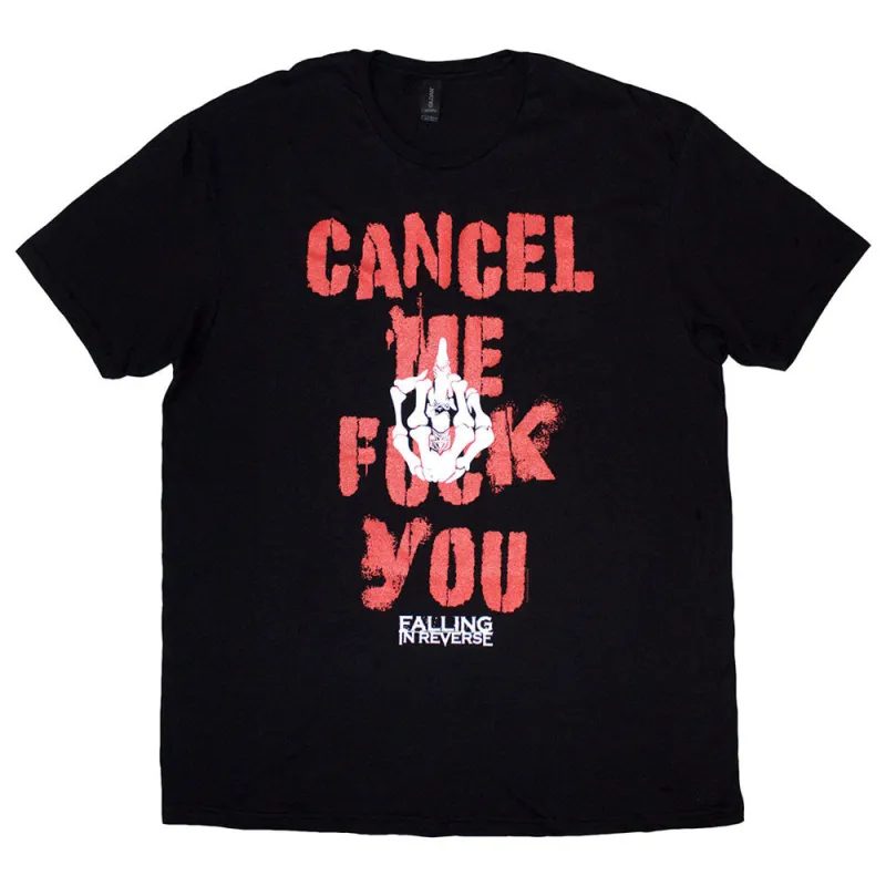 Falling In Reverse Cancel Me T Shirt made by Paradiso Clothing
