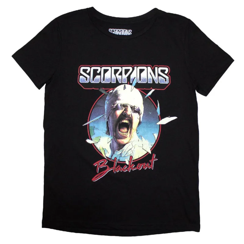 Scorpions Blackout Tour 82 Womens T Shirt sold by Paradiso Clothing