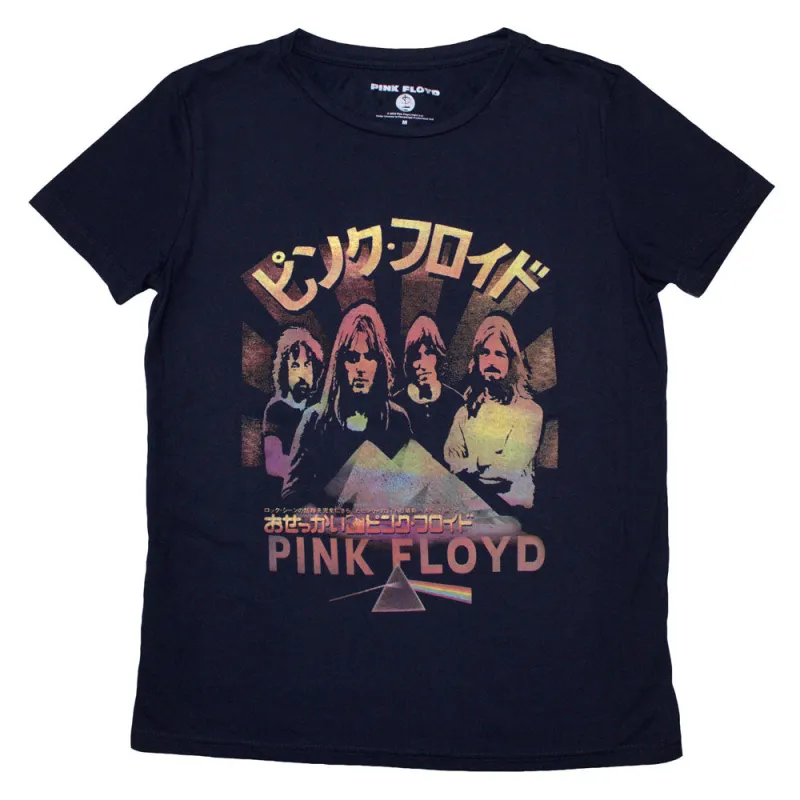 Pink Floyd Japan Poster Womens T Shirt sold by Paradiso Clothing