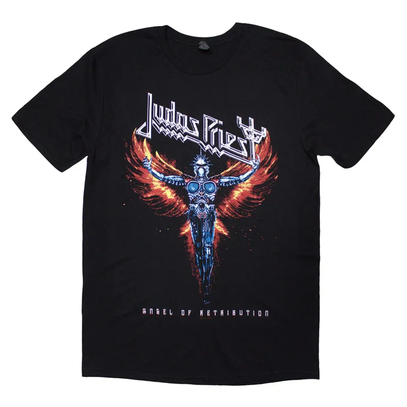 Judas Priest Angel Of Retribution Tracklist T Shirt made by Paradiso Clothing