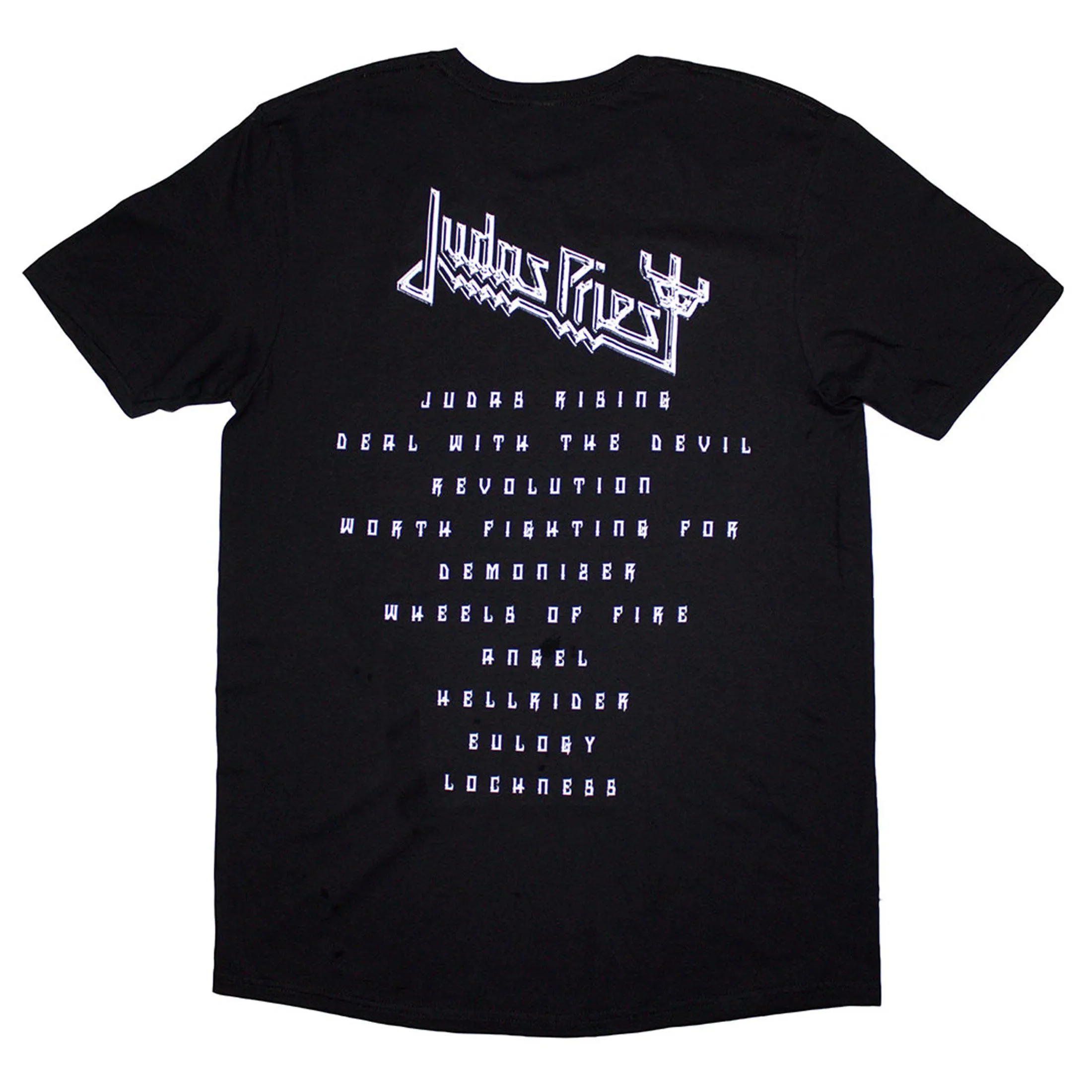 Judas Priest Angel Of Retribution Tracklist T Shirt sold by Paradiso Clothing product image thumbnail 2