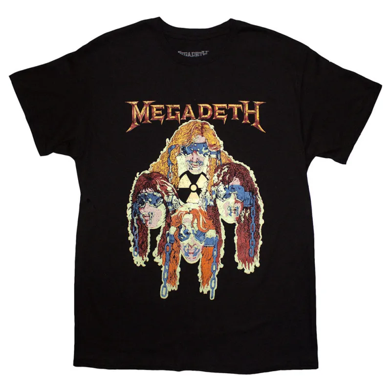 Megadeth Nuclear Glowheads T Shirt sold by Paradiso Clothing