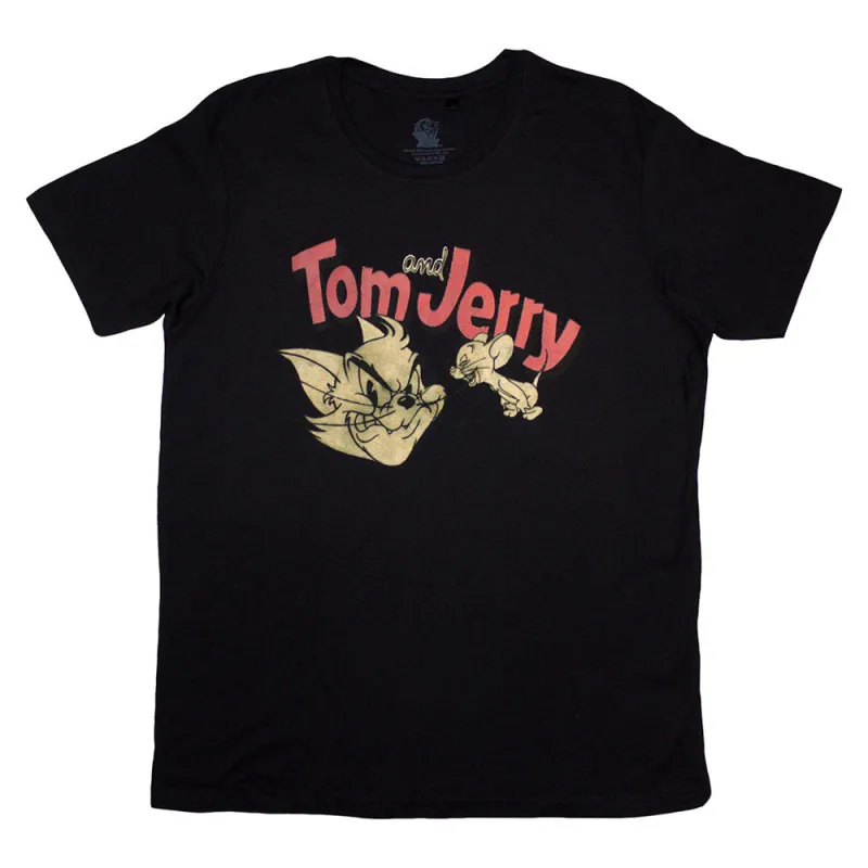 Tom And Jerry Retro Logo T Shirt sold by Paradiso Clothing