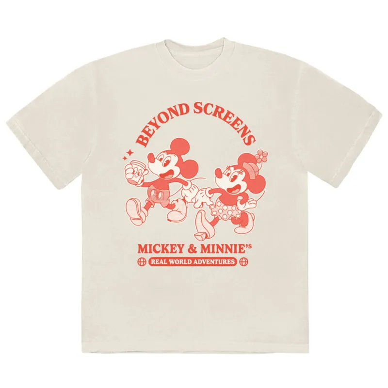 Mickey & Minnie Beyond Screens T Shirt made by Disney