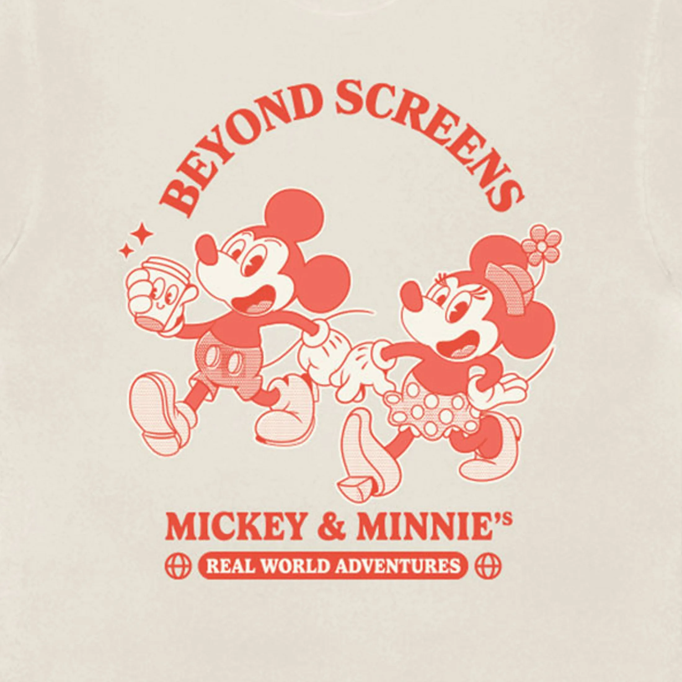 Mickey & Minnie Beyond Screens T Shirt sold by Paradiso Clothing product image thumbnail 2