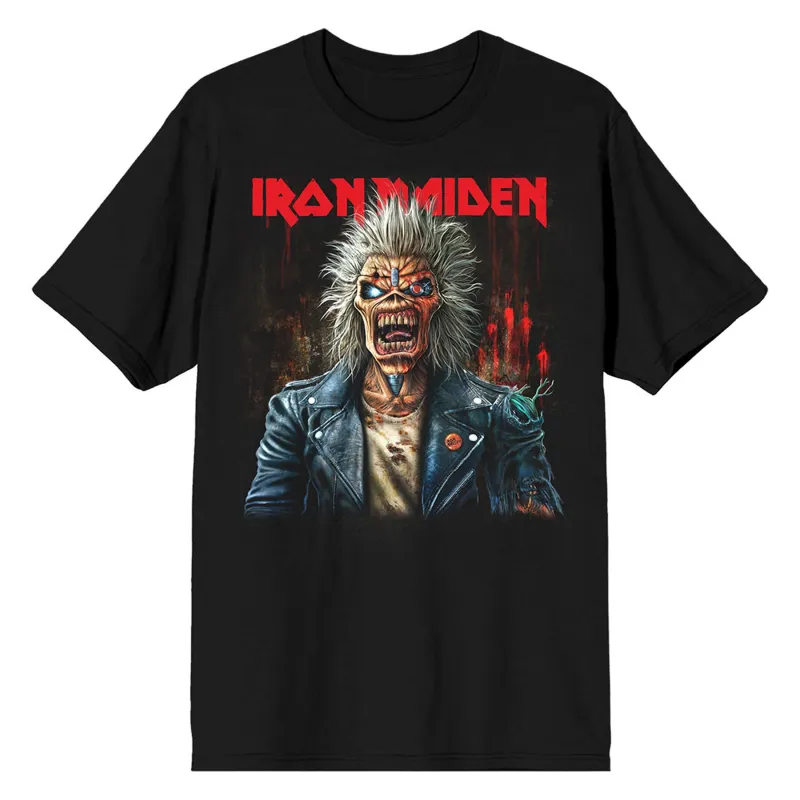 Iron Maiden Est 1975 Eddie Scream Portrait T Shirt made by Paradiso Clothing