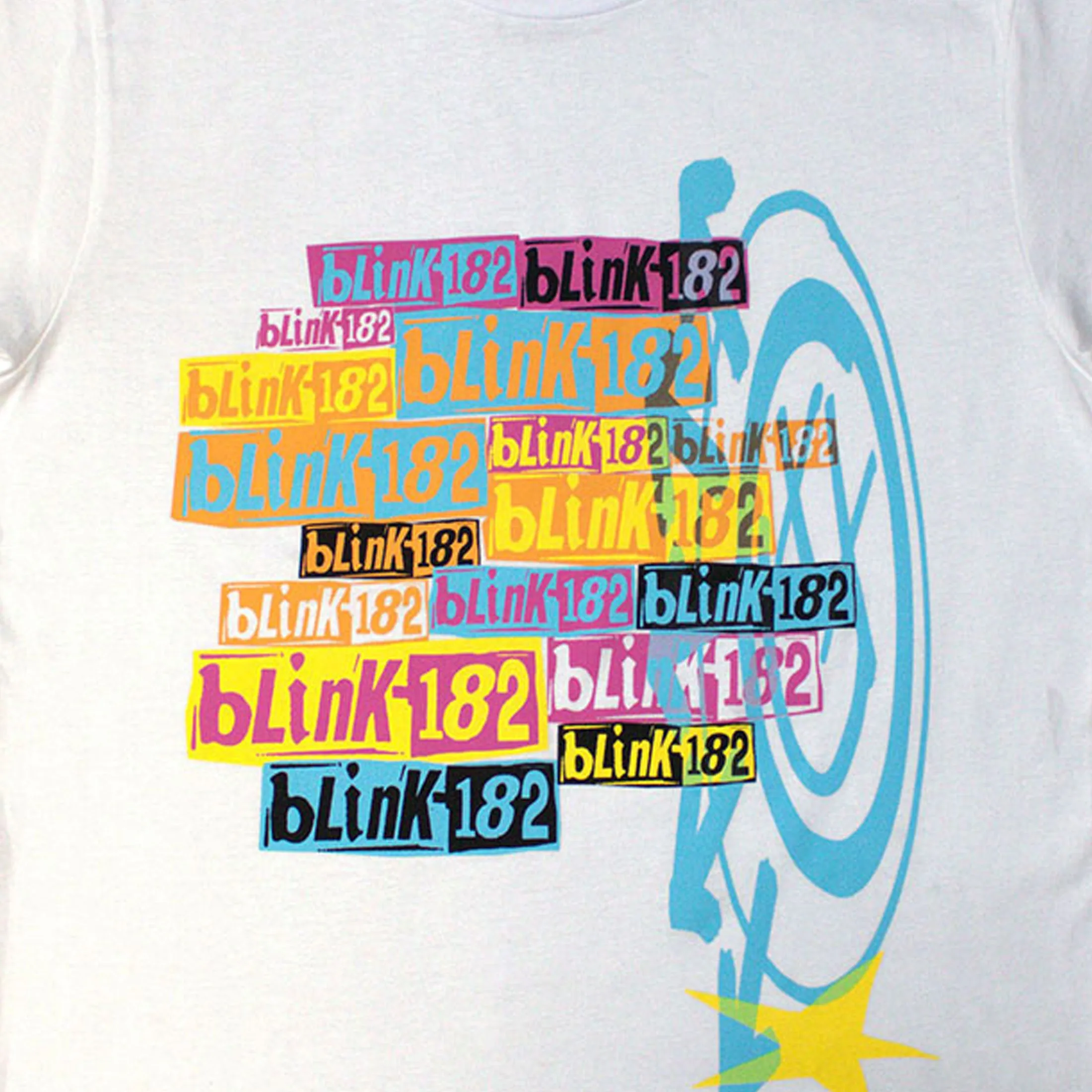 Blink-182 Multi Stacked Band Logo T Shirt sold by Paradiso Clothing product image thumbnail 2