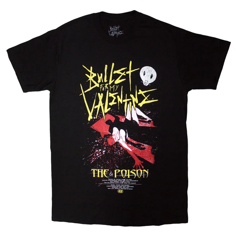 Bullet For My Valentine The Poison Cover T Shirt made by Paradiso Clothing