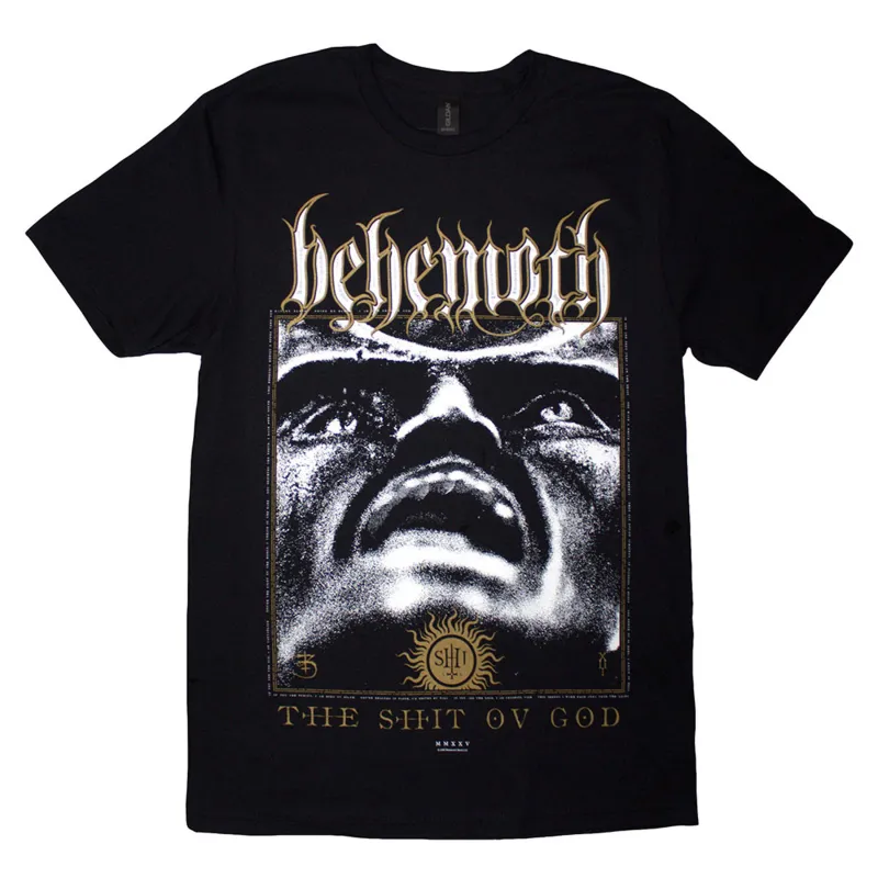 Behemoth The Shit Ov God Reign In Hell T Shirt made by Paradiso Clothing