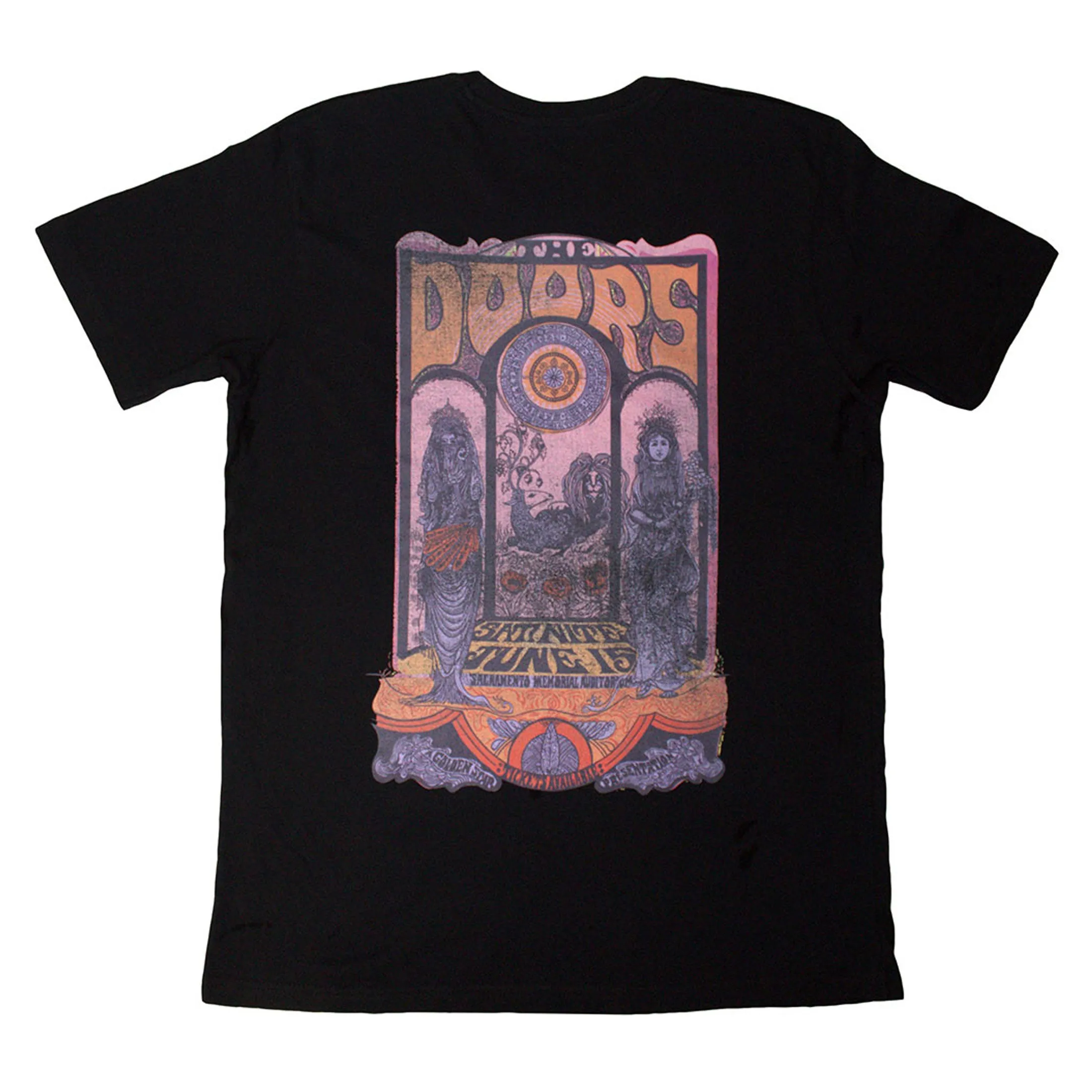 The Doors Pink Orange Logo T Shirt sold by Paradiso Clothing product image thumbnail 2