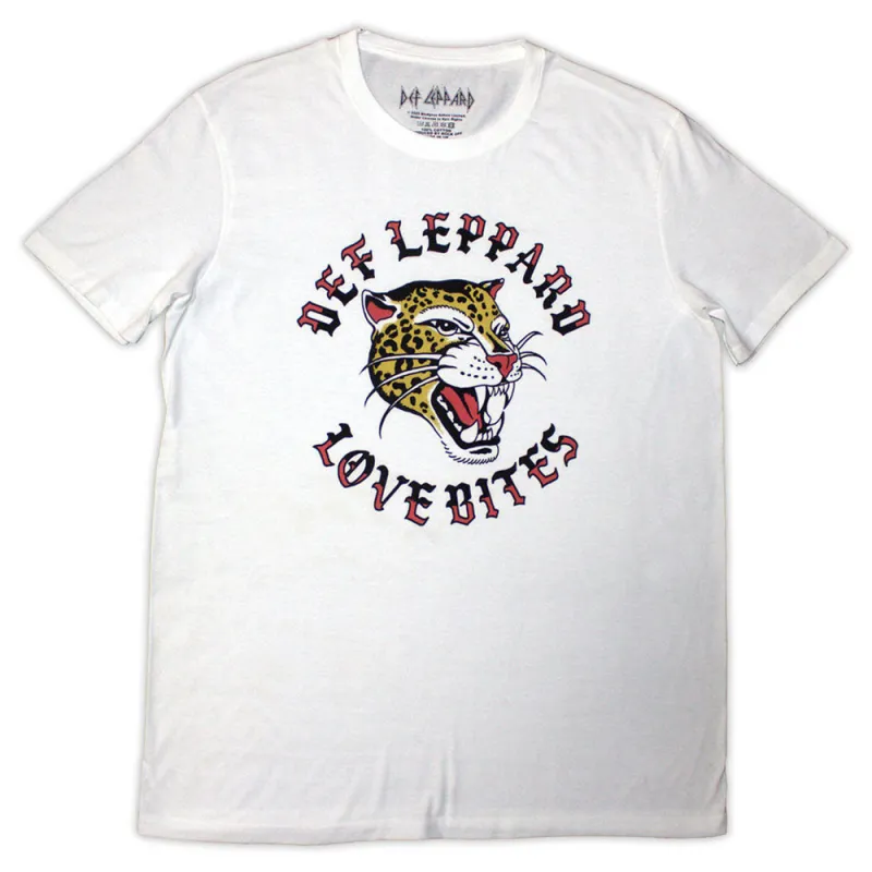 Def Leppard Love Bites Circle T Shirt made by Def Leppard