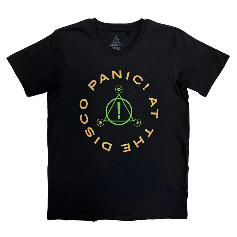 Panic At The Disco Triangle Circle T Shirt sold by Paradiso Clothing