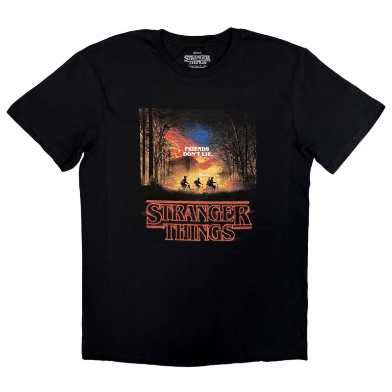 Stranger Things Friends Don't Lie T Shirt made by Paradiso Clothing