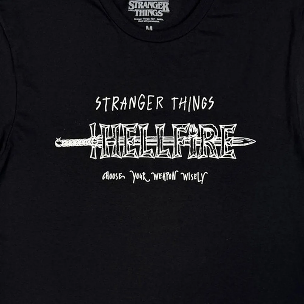 Stranger Things Hellfire T Shirt sold by Paradiso Clothing product image thumbnail 2