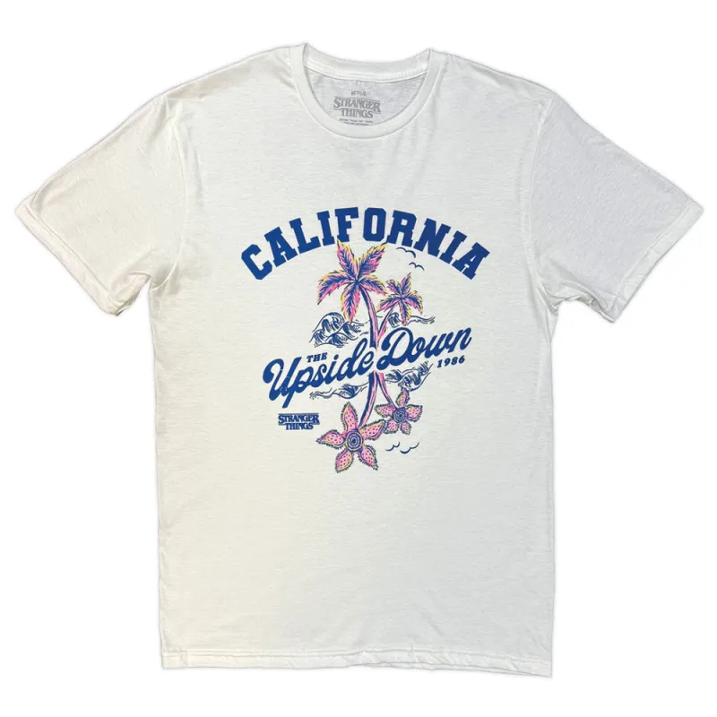 Stranger Things California Upside Down T Shirt made by Paradiso Clothing