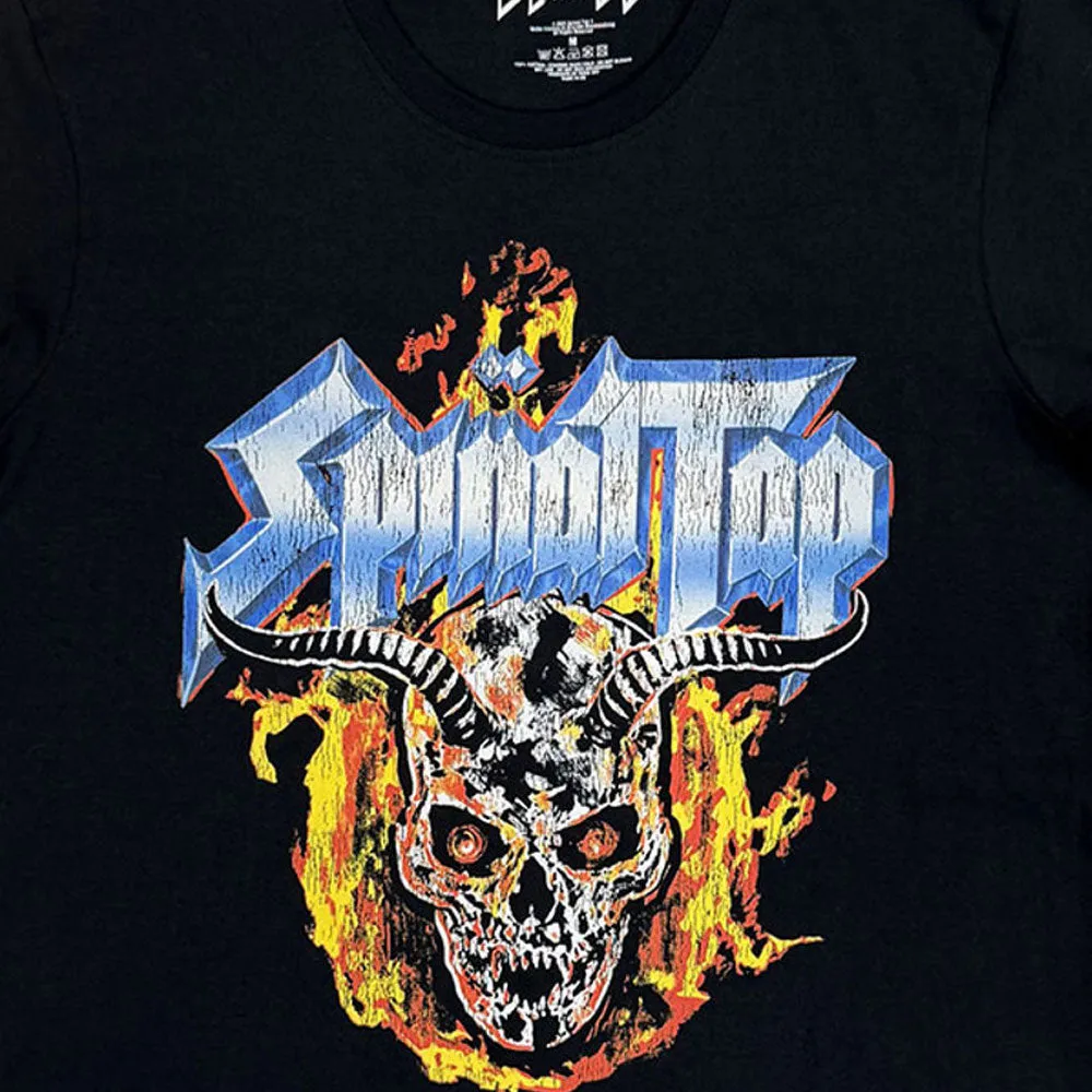 Spinal Tap Flame Skull T Shirt sold by Paradiso Clothing product image thumbnail 2