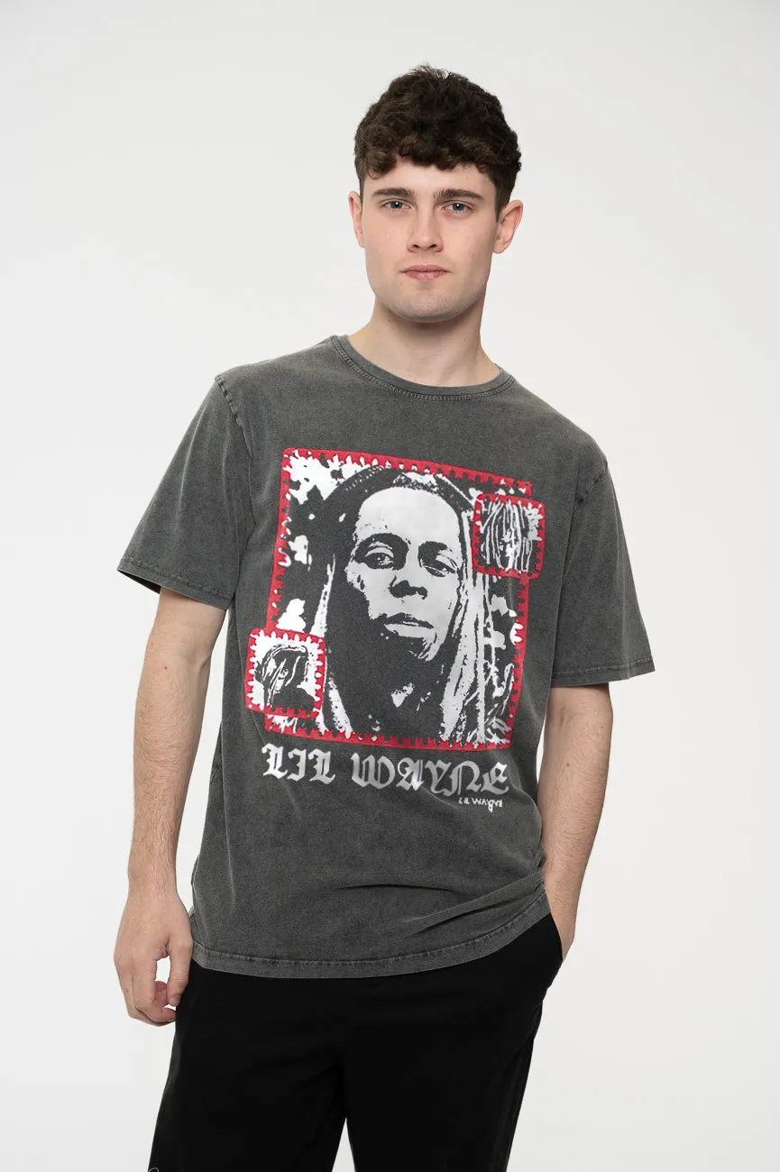 Lil Wayne Mono Photo Limited Edition 999 Only Premium Wash T Shirt sold by Paradiso Clothing