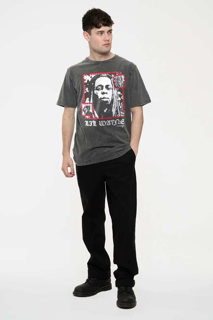 Lil Wayne Mono Photo Limited Edition 999 Only Premium Wash T Shirt sold by Paradiso Clothing product image thumbnail 2