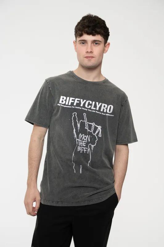 Biffy Clyro Big Imagination Limited Edition 999 Only Premium Wash T Shirt made by Paradiso Clothing