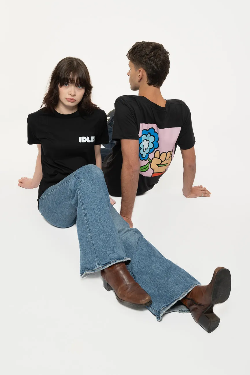 Idles Cartoon Flower T Shirt sold by Paradiso Clothing product image thumbnail 5