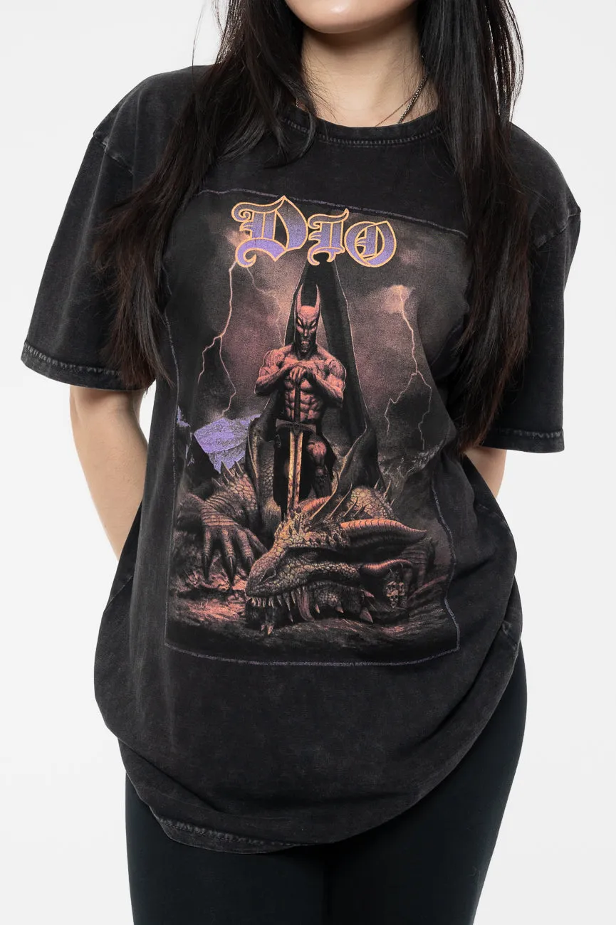 Dio Killing The Dragon Limited Edition 999 Only Premium Wash T Shirt sold by Paradiso Clothing product image thumbnail 3