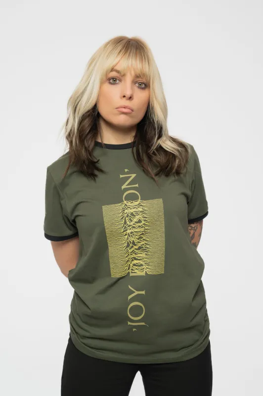 Joy Division Blended Pulse Ringer T Shirt made by Paradiso Clothing