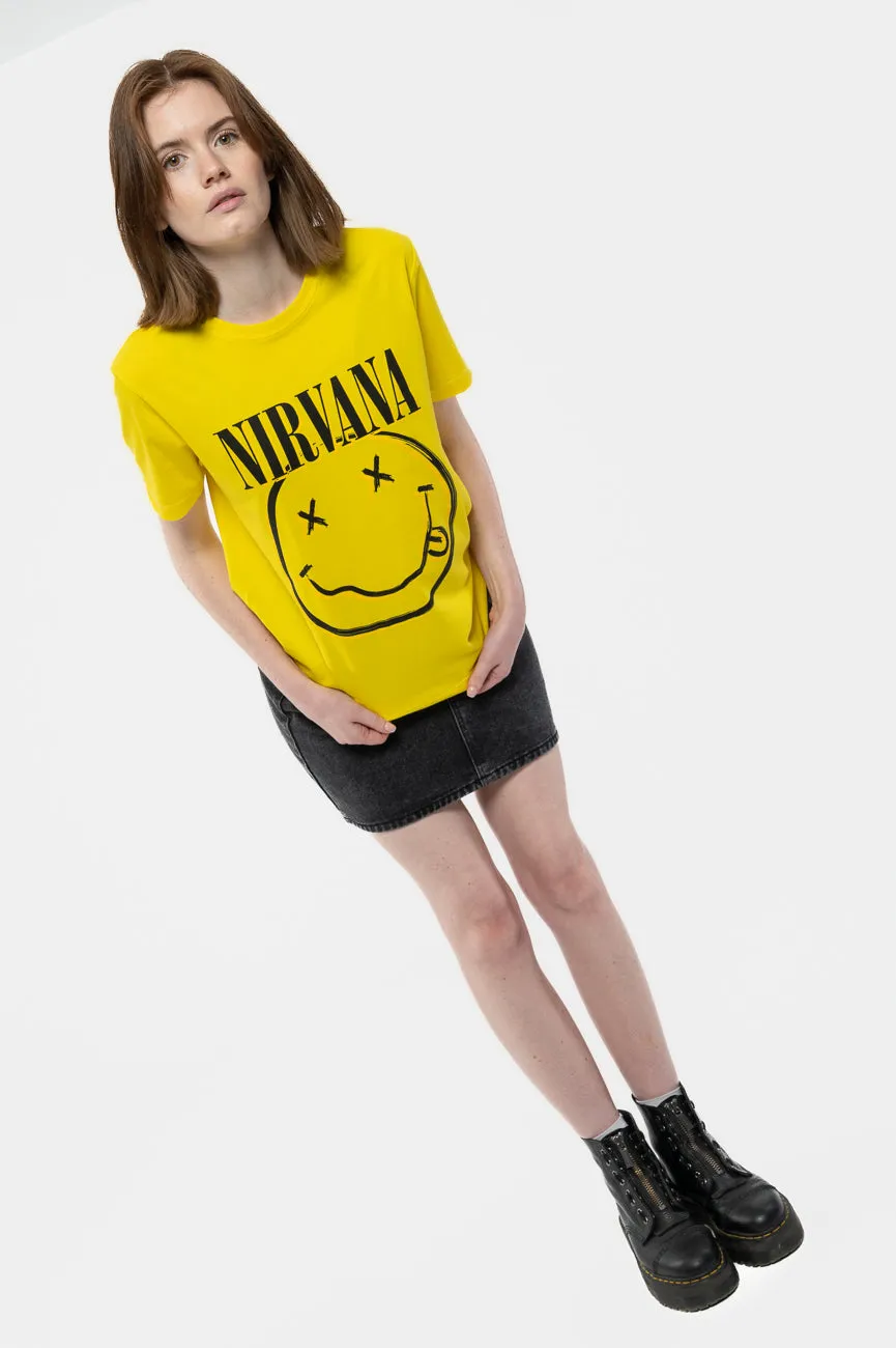 Nirvana Inverse Grunge Smile T Shirt sold by Paradiso Clothing product image thumbnail 5
