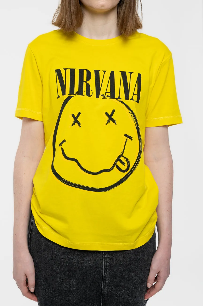 Nirvana Inverse Grunge Smile T Shirt sold by Paradiso Clothing product image thumbnail 3