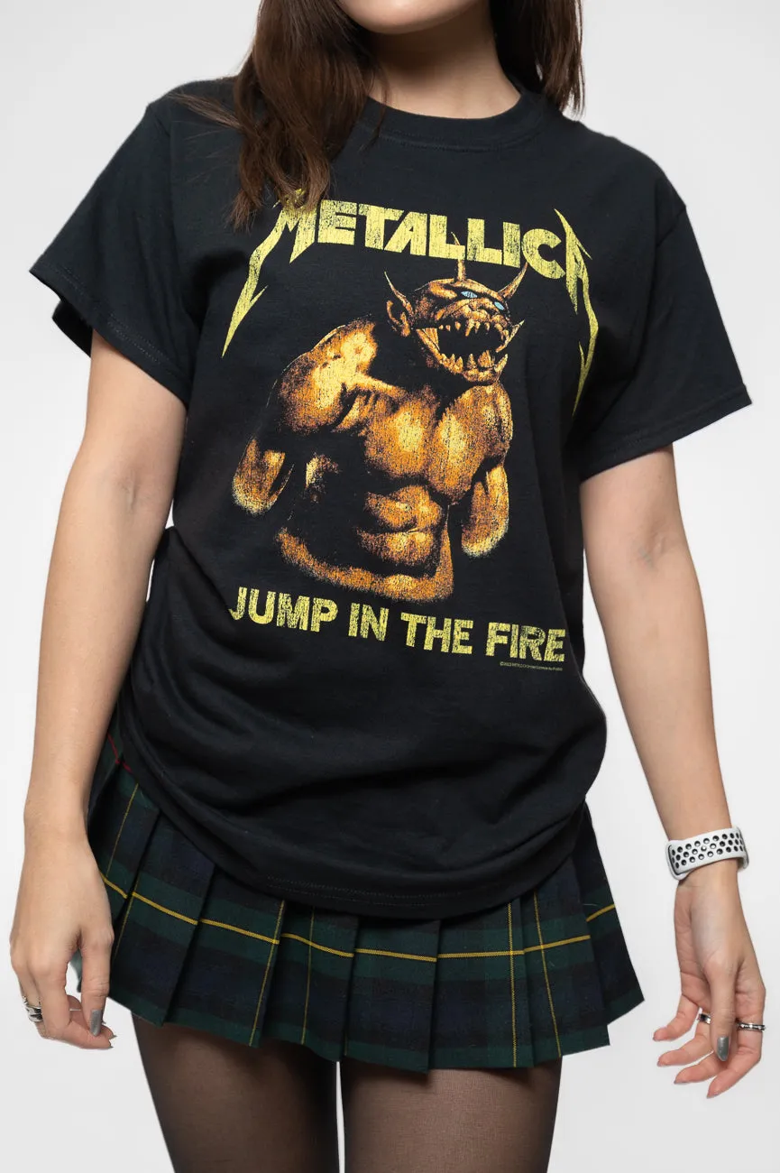 Metallica Jump In The Fire Vintage T Shirt sold by Paradiso Clothing product image thumbnail 3