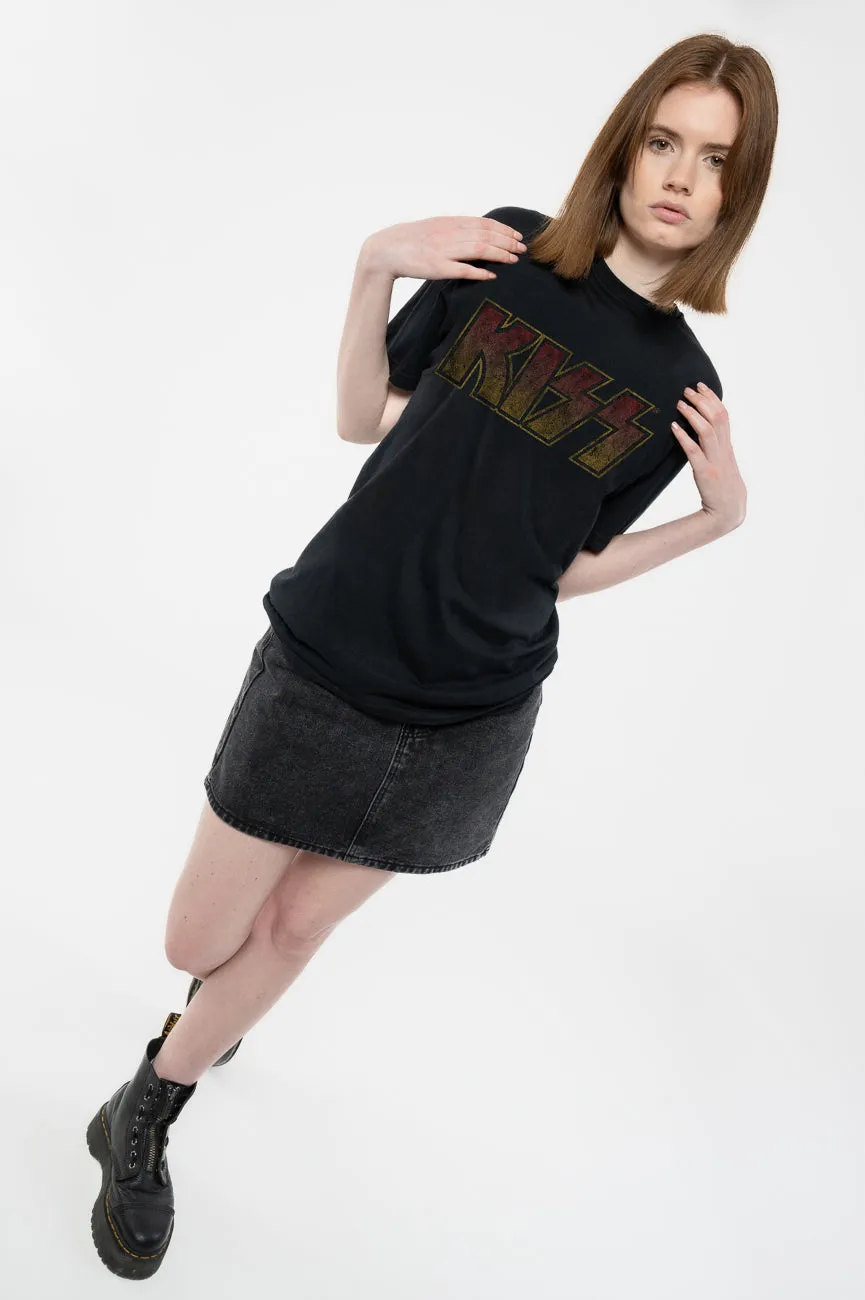 KISS Vintage Logo T Shirt sold by Paradiso Clothing product image thumbnail 5