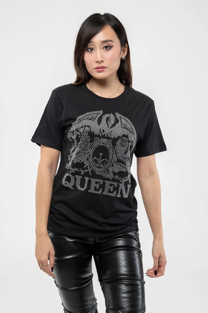 Queen Diamante Classic Crest T Shirt sold by Paradiso Clothing