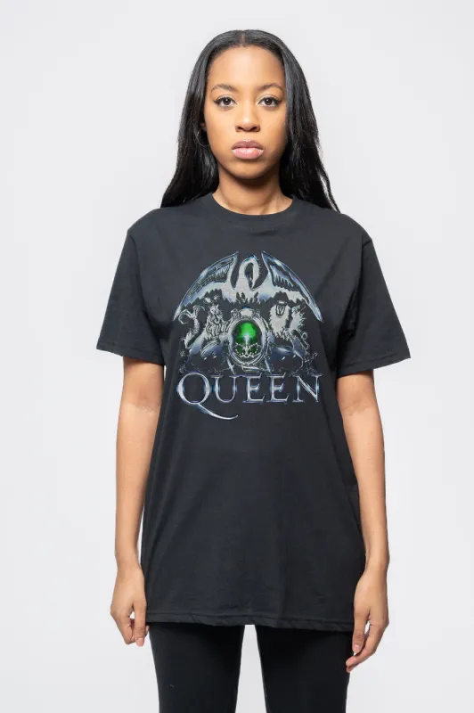 Queen Metal Classic Crest T Shirt sold by Paradiso Clothing