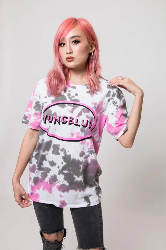 Yungblud Scratch Oval Dip Dye T Shirt sold by Paradiso Clothing
